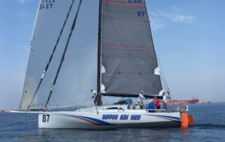 Boat sailing